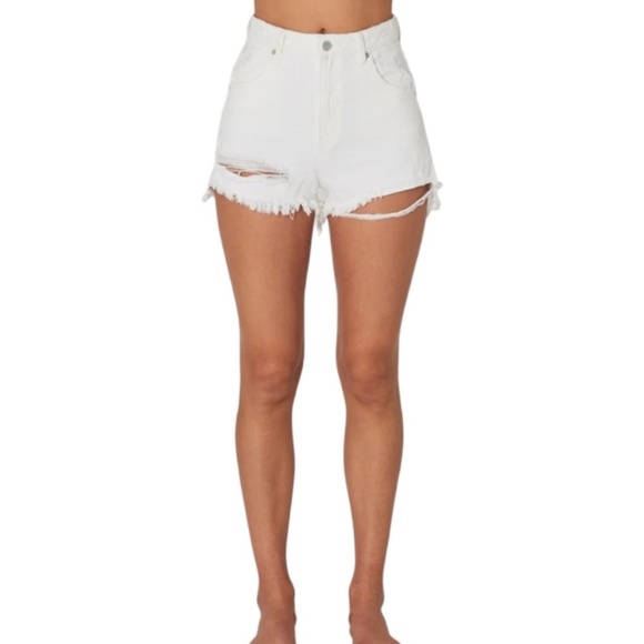 Rolla’s Dusters High Rise Slim Short NWT White Size 29 - Picture 1 of 16